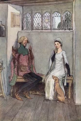 Illustration für Die lustigen Weiber von Windsor